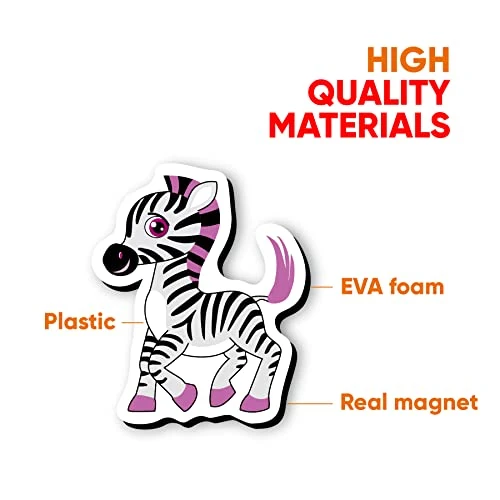 LIENO ROSIO Refrigerator Magnets For Kids Zoo Animals - Big Fridge Magnets For Toddlers Animal Toys For Toddlers 1-3 Magnetic Toys Toddler Toys Age 1-2 Educational Toys For 1 Year Old 4 LIENO ROSIO Refrigerator Magnets For Kids Zoo Animals - Big Fridge Magnets For Toddlers Animal Toys For Toddlers 1-3 Magnetic Toys Toddler Toys Age 1-2 Educational Toys For 1 Year Old - Image 2