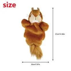 Andux Lovely Plush Hand Puppet Stuffed Animal Toy (SO-03 Squirrel)