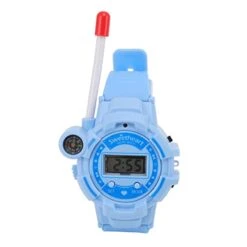 2Pack Walkie Talkies Toy, Walkie Talkie Watch Toy Noise Reduction Light Compass Long Distance Transmission For Role Play Game (Blue) -Folkmanis Toys Shop 41bnCqw6dPL