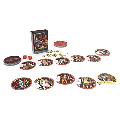 Cryptozoic Entertainment Let’s Summon Demons - Card & Dice Game - 2-5 Players - Steven Rhodes Artwork - Dynomite Games 3 Cryptozoic Entertainment Let’s Summon Demons - Card & Dice Game - 2-5 Players - Steven Rhodes Artwork - Dynomite Games