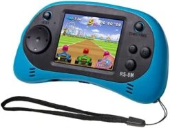 Kids Handheld Game Portable Video Game Player With 200 Games 16 Bit 2.5 Inch Screen Mini Retro Electronic Game Machine ,Best Gift For Child (Blue) -Folkmanis Toys Shop 41broqOis2L. AC