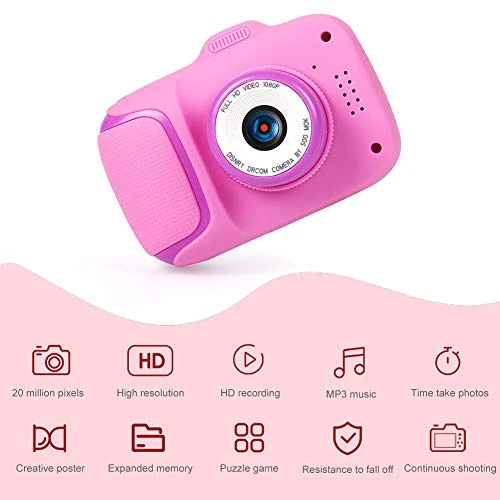 X11 Kids Portable Mini Digital 2.0Inch MP3 Puzzle Games Video Camera Toy Gift,Perfect Child Intellectual Toy Gift Set Blue 3 X11 Kids Portable Mini Digital 2.0Inch MP3 Puzzle Games Video Camera Toy Gift,Perfect Child Intellectual Toy Gift Set Blue