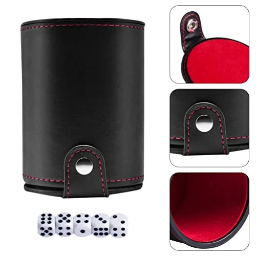 Kisangel Gift Set Gift Set RPG Dice Gifts Sets 1 Set Leather Dice Cup Set 5 Regular Dices Shaking Cup Dice Holder With Lid For Party Game Accessories Glow Toys Gifts Sets Stacking Toys Stacking Toys 6 Kisangel Gift Set Gift Set RPG Dice Gifts Sets 1 Set Leather Dice Cup Set 5 Regular Dices Shaking Cup Dice Holder With Lid For Party Game Accessories Glow Toys Gifts Sets Stacking Toys Stacking Toys - Image 4