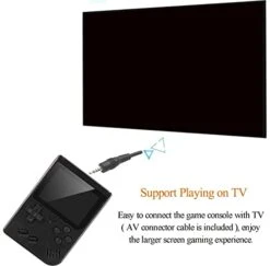 Handheld Game Console, Portable Retro Video Game Console With 400 Classical FC Games 3.0-Inch Screen 1020mAh Rechargeable Battery Support For Connecting TV -Folkmanis Toys Shop 41cQBTCkawL