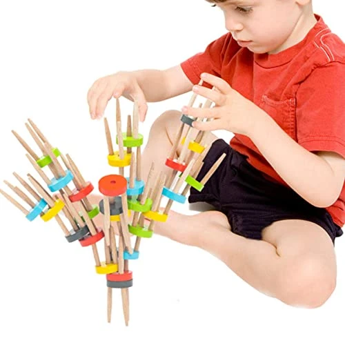 SAFIGLE Stacking Toy 4 Sets Training Balancing Game Parent-Child Chair Blocks Favors Party Night Stacking Chairs Games Girl Family Children Kids Multiplayer Desktop Wood Educational Educational Toys 4 SAFIGLE Stacking Toy 4 Sets Training Balancing Game Parent-Child Chair Blocks Favors Party Night Stacking Chairs Games Girl Family Children Kids Multiplayer Desktop Wood Educational Educational Toys - Image 2
