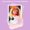 Cryfokt Kids Digital Camera, HD Video Digital Camera Dual Lens Facial Recognition USB Rechargeable Toddlers Childrens Boys Girls Christmas Birthday Gifts Video Recorder With 32GB SD Card (Pink) 1 Cryfokt Kids Digital Camera, HD Video Digital Camera Dual Lens Facial Recognition USB Rechargeable Toddlers Childrens Boys Girls Christmas Birthday Gifts Video Recorder With 32GB SD Card (Pink) -Folkmanis Toys Shop 41cdDksCjuL