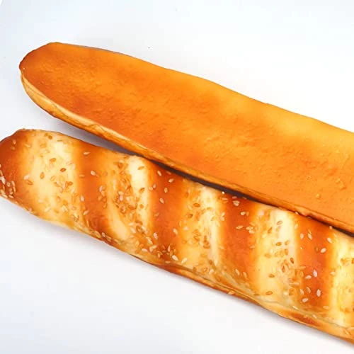 Long Fake Baguette And Realistic French Bread - Artificial Cake Dessert Decor And Faux Pastries Food Replica For Kitchen And Bakery Display (Long Sesame Baguette) 7 Long Fake Baguette And Realistic French Bread - Artificial Cake Dessert Decor And Faux Pastries Food Replica For Kitchen And Bakery Display (Long Sesame Baguette) - Image 5