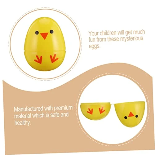 ABOOFAN 36 Pcs Chicken Printing Eggs White Plastic Eggs Stuffed Toys Mini Toy Games Eggs Plastic Eater Eggs Creative Egg Package Easter Accessories Plastic Eggshells Child Egg Bun 4 ABOOFAN 36 Pcs Chicken Printing Eggs White Plastic Eggs Stuffed Toys Mini Toy Games Eggs Plastic Eater Eggs Creative Egg Package Easter Accessories Plastic Eggshells Child Egg Bun - Image 2