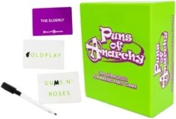 Puns Of Anarchy Expansion Pack - The Outrageous Pun-Making Game - Nothing Is Safe From Becoming Hilarious Wordplay For Creative People -Folkmanis Toys Shop 41crAPkGYDL. AC