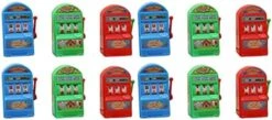 Ibasenice 18pcs Children Tabletop Interactive Lottery Games Kids Cake Bank Mini Gift Funny Toy Lucky Party Interesting Slot Machines Jackpot Plastic Reels With Random Color -Folkmanis Toys Shop 41dBRW14GgL. AC