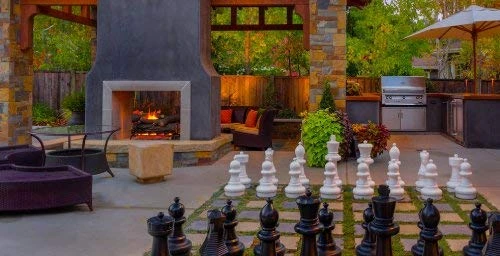 MegaChess Giant Oversized Premium Complete Set Of Chess Pieces With 25 Inch Tall King - Black And White 7 MegaChess Giant Oversized Premium Complete Set Of Chess Pieces With 25 Inch Tall King - Black And White - Image 5