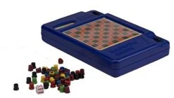 Pressman 6-in-1 Travel Magnetic Games - Turn A Knob And A New Game Appears Multi Color ,5" -Folkmanis Toys Shop 41dShNA0clL