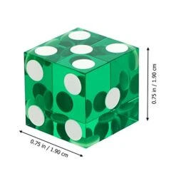 FOMIYES Mini Toys Liars Dice Educational 4Pcs Precision Acrylic Dices 19mm Casino Craps Dice With Razor Edges And Corners Entertainment Dies Set Game Pieces For RPG Poker Cars Suit Car Toys -Folkmanis Toys Shop 41dh8KFvGTL