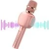Microphone For Kids, Portable Handheld Wireless Bluetooth Karaoke Mic Machine For Home, Party And Birthday, Best Gifts Toys For Kids Girls Age 5 6 7 8 9 (Rose Gold) -Folkmanis Toys Shop 41dihJIfOTL