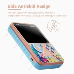 Yoidesu Handheld Game Console, 3.0inch Color Screen Mini Retro Video Game Console With 500 Classic FC Games, 1020MAH Rechargeable Battery Gameboy Support For TV Connection And 2 Players (Blue) -Folkmanis Toys Shop 41dy5VGVqjL