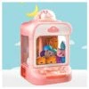 HOUKAI Candy Claw Machine For Kids, With 20 Mini Plush Toys And 10 Gashapons Claw Machine Toy Adjustable Sounds And Music Small Vending Machine, Electronic Arcade Claw Game,Pink -Folkmanis Toys Shop 41dzMH3QosL