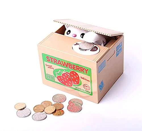 ALIMITOPIA Saving Money Box,Vocal Mischief Stealing Coin Piggy Bank Coin Storage Pot (Cartoon Cat) 9 ALIMITOPIA Saving Money Box,Vocal Mischief Stealing Coin Piggy Bank Coin Storage Pot (Cartoon Cat) - Image 7