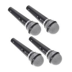 Totority 8 Pcs Clothes Interactive Or Costume Game Microphones Proppretend Play Interesting Microphone Prop Fake Black Karaoke Plastic Fun Simulate Funny Birthday Realistic Gifts Party