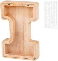 LIHMHSA Wooden Piggy Bank, Personalized Letters Coin Bank Kids Money Bank, Text Engraved Money Box Wooden Piggy Bank Gift For Kids, Christmas Birthday Gift Home Decoration Ornaments (R) -Folkmanis Toys Shop 41eWb91ESGL. AC