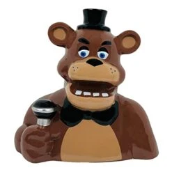 Five Nights At Freddy's Ceramic Coin Bank Freddy Bear Piggy Bank For Kids