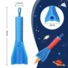 Macarrie 12 Packs Slingshot Finger Rockets Toys LED Foam Rocket Launcher Fun Toy For Summer Outdoor Indoor Camping Games Activities Party Favors, Flying Light Up To 100 Feet -Folkmanis Toys Shop 41ecPkgzXHL