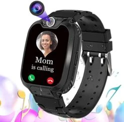 LODAPUG Smart Watch For Kids - Kids Smart Watch With Camera Music Player 16 Games Phone Call SOS, Kids Watch Toddler Toys Educational Toys Birthday Gifts For Girls Boys Age 4 5 6 7 8 9 10, Black -Folkmanis Toys Shop 41ehSKmP5DL. AC