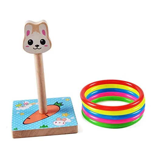 Ibasenice Kid Toys 12 Pcs Kids Ring Children's Toys Animals Toys Ferrule Circle Throwing Throwing Toys Throwing Rings For Kids Funny Ring Game Bamboo Puzzle Ring Throwing Games Wooden Toys 5 Ibasenice Kid Toys 12 Pcs Kids Ring Children's Toys Animals Toys Ferrule Circle Throwing Throwing Toys Throwing Rings For Kids Funny Ring Game Bamboo Puzzle Ring Throwing Games Wooden Toys - Image 3