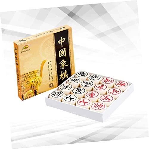CANIGHT Xiangqi Chinese Chess Wooden Board Game Travel Chess Game Wooden Toys Travel Toy Portable Chess Early Learning Game Educational Toy High-end Chinese Chess Checkerboard Beige Fold 8 CANIGHT Xiangqi Chinese Chess Wooden Board Game Travel Chess Game Wooden Toys Travel Toy Portable Chess Early Learning Game Educational Toy High-end Chinese Chess Checkerboard Beige Fold - Image 6