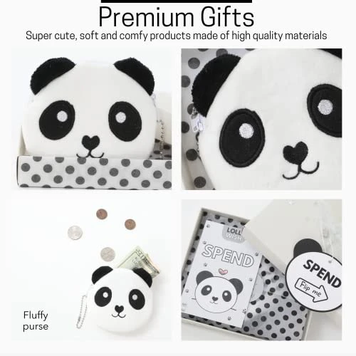Happy Lolli Birthday Gift For Girls/Boys, 3 Individually Wrapped Gifts In 1 With 3 Tasks To Teach Kids Responsible Money Management And Giving With Panda Piggy Bank, Purse & A Tote Bag- Ready To Gift 5 Happy Lolli Birthday Gift For Girls/Boys, 3 Individually Wrapped Gifts In 1 With 3 Tasks To Teach Kids Responsible Money Management And Giving With Panda Piggy Bank, Purse & A Tote Bag- Ready To Gift - Image 3