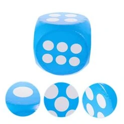 TOYANDONA Fuzzy Dice Outdoor Toys Oversized Foam Dice Game Props Blue Outdoor Kids Toys Dice Bulk -Folkmanis Toys Shop 41fAQ9XtcuL