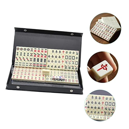 Toyvian 1 Set Set Portable Mahjong Mini Dice Travel Chess Board Travel Set Chinese Mahjong Sets Mahjong Set For Travel Portable Mahjong Set Mahjong Toy Party Mahjong Set Travel Game Pocket 5 Toyvian 1 Set Set Portable Mahjong Mini Dice Travel Chess Board Travel Set Chinese Mahjong Sets Mahjong Set For Travel Portable Mahjong Set Mahjong Toy Party Mahjong Set Travel Game Pocket - Image 3