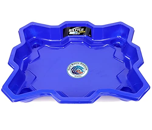 Aimoly Stadium Battle Arena For Beyblade Battling Game Metal Fusion Arena (Blue) 5 Aimoly Stadium Battle Arena For Beyblade Battling Game Metal Fusion Arena (Blue) - Image 3