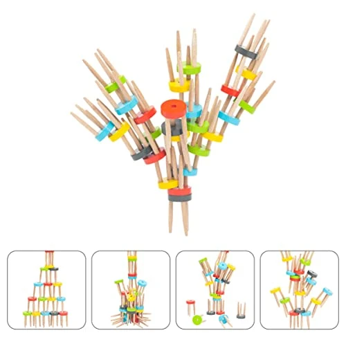 Ibasenice Boys Toys 3 Sets Multiplayer Brain Parent- Party Game Toys Chairs Family Blocks Desktop Girl Favors Intelligence For Wooden Training Boy Desk Stacking Balance Educational Wood Wooden Toys 8 Ibasenice Boys Toys 3 Sets Multiplayer Brain Parent- Party Game Toys Chairs Family Blocks Desktop Girl Favors Intelligence For Wooden Training Boy Desk Stacking Balance Educational Wood Wooden Toys - Image 6