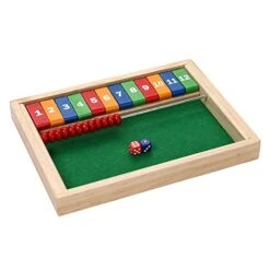 Sterling Games 12 Numbers Shut The Box Game With Abacus Counting Beads Wooden Math Dice Game For Kids And Small Children 14 Sterling Games 12 Numbers Shut The Box Game With Abacus Counting Beads Wooden Math Dice Game For Kids And Small Children -Folkmanis Toys Shop 41fUjrKntlL
