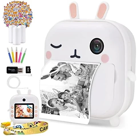 Instant Print Camera Toys For Toddlers Age 3-8,Boys And Girls Birthday Gifts With 1080P 2.4 Inch IPS Screen HD Video Recording,Kids Selfie Digital Camera Electronic Travel Game-Purple 13 Instant Print Camera Toys For Toddlers Age 3-8,Boys And Girls Birthday Gifts With 1080P 2.4 Inch IPS Screen HD Video Recording,Kids Selfie Digital Camera Electronic Travel Game-Purple - Image 11