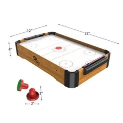 Mini Arcade Air Hockey Table- A Toy For Girls And Boys By Hey! Play! Fun Table- Top Game For Kids, Teens, And Adults- Battery-Operated (22 Inches), Brown 12 Mini Arcade Air Hockey Table- A Toy For Girls And Boys By Hey! Play! Fun Table- Top Game For Kids, Teens, And Adults- Battery-Operated (22 Inches), Brown -Folkmanis Toys Shop 41fWYhaAcJL