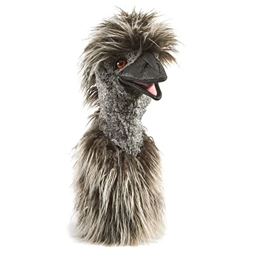 Folkmanis Emu Stage Puppet, Brown 4 Folkmanis Emu Stage Puppet, Brown - Image 2