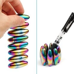 Fridge Magnets Stones Oval, Rattle Polished Magnetic Magnets Whiteboard Locker Magnets, Home Office Kitchen Refrigerator Magnets, Neat Perfect Home Decorations Gifts Magnet Teacher Researcher 18 -Folkmanis Toys Shop 41fkMomxgoL