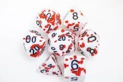 Sharp Edge Dice Set For DND For Dungeons And Dragons Ttrpg Games, Multi-Sided RPG Polyhedral Resin Roleplaying Games (Teal Ribbon) -Folkmanis Toys Shop 41fpnZTXSWL. AC