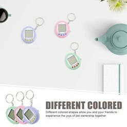 VANZACK Tomagachies Vintage Decor 3Pcs Game Machine Electronic Pets Toys Adorable Mini Hand-Hold Toy Gift For Kids Kids Toys Handheld Game Console -Folkmanis Toys Shop 41fxdbb9OQL