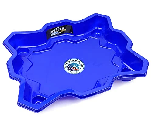 Aimoly Stadium Battle Arena For Beyblade Battling Game Metal Fusion Arena (Blue) 4 Aimoly Stadium Battle Arena For Beyblade Battling Game Metal Fusion Arena (Blue) - Image 2