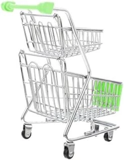 Miniature Supermarket Cart Mini Shopping Cart Plastic Playes Mini For Mini Target Shopping Cart Wheelbarrow Miniature Supermarket Cart Small Shopping Cart Shopping Cart Storage -Folkmanis Toys Shop 41gC17VrNBL. AC