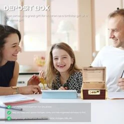 Zerodeko Vintage Decor Vintage Wooden Treasure Box With Code Lock Pirate Chest Retro Jewelry Gift Case Natural Wood Money Piggy Bank Antique Keepsake Organizer Toys Holder Home Decor 10 Zerodeko Vintage Decor Vintage Wooden Treasure Box With Code Lock Pirate Chest Retro Jewelry Gift Case Natural Wood Money Piggy Bank Antique Keepsake Organizer Toys Holder Home Decor -Folkmanis Toys Shop 41gEFmNpCKL