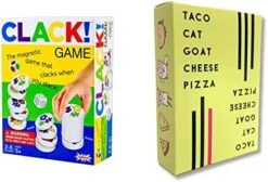 AMIGO Games AMI18002 CLACK! Kids Magnetic Stacking Game With 36 Magnets, Multicolor -Folkmanis Toys Shop 41gJNdg6taL. AC