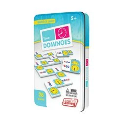 Junior Learning JL486 Time Dominoes -Folkmanis Toys Shop 41gOfcKa6YL