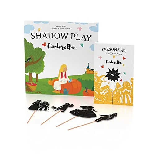 Shadow Play Cinderella Shadow Theater And Shadow Puppets Combo - Educational Toy, Montessori Preschool Learning Toys For Girls And Boys - Easter Birthday Gift Present 3 4 5 6 7 8 Year Old 3 Shadow Play Cinderella Shadow Theater And Shadow Puppets Combo - Educational Toy, Montessori Preschool Learning Toys For Girls And Boys - Easter Birthday Gift Present 3 4 5 6 7 8 Year Old