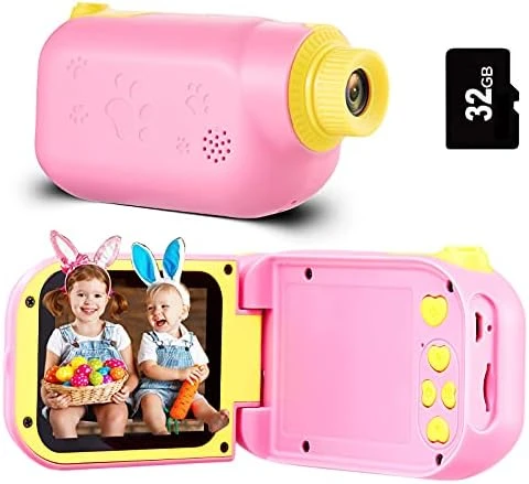 Engpure Kids Camera, Kids Video Camcorder Camera Toys For 3-10 Years HD Children Videos Recorder For Boys Girls Toys, With 32GB Micro SD Card (Pink) 9 Engpure Kids Camera, Kids Video Camcorder Camera Toys For 3-10 Years HD Children Videos Recorder For Boys Girls Toys, With 32GB Micro SD Card (Pink) - Image 7