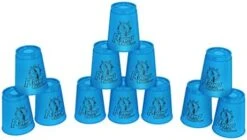 DEWEL Stacking Cup Game With 15 Stack Ways, 24pcs Cup Stacking Set, Sport Stacking Cups BPA-Free Material, Classic Family Game, Great Gift Idea For Stack Games Lover. (Blue & Green) 24 DEWEL Stacking Cup Game With 15 Stack Ways, 24pcs Cup Stacking Set, Sport Stacking Cups BPA-Free Material, Classic Family Game, Great Gift Idea For Stack Games Lover. (Blue & Green) -Folkmanis Toys Shop 41gybDQWOrL. AC