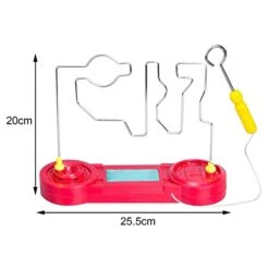 Predolo Electric Bump Maze Game Stable Buzz Wire Game Simple Using Universal Educational Science Toys Electric Shock Toy Interactive Game For Halloween, Three Levels 11 Predolo Electric Bump Maze Game Stable Buzz Wire Game Simple Using Universal Educational Science Toys Electric Shock Toy Interactive Game For Halloween, Three Levels -Folkmanis Toys Shop 41h5XiK7jnL