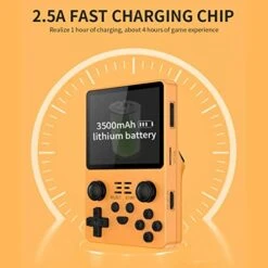 Powkiddy RGB20S Handheld Arcade Game Console, 3.5 Inch Retro Video Game Console With 64G Card & 15000 Games, Open Source Game Player, Gift For Children 14 Powkiddy RGB20S Handheld Arcade Game Console, 3.5 Inch Retro Video Game Console With 64G Card & 15000 Games, Open Source Game Player, Gift For Children -Folkmanis Toys Shop 41h6IyQD1FL